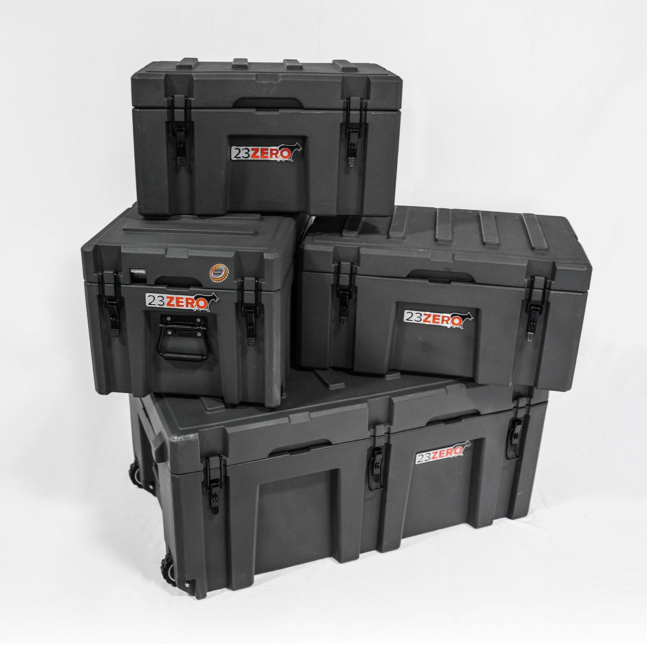 23 Zero 50L Overland Gear Box - Heavy-Duty Waterproof Storage (Gray)
