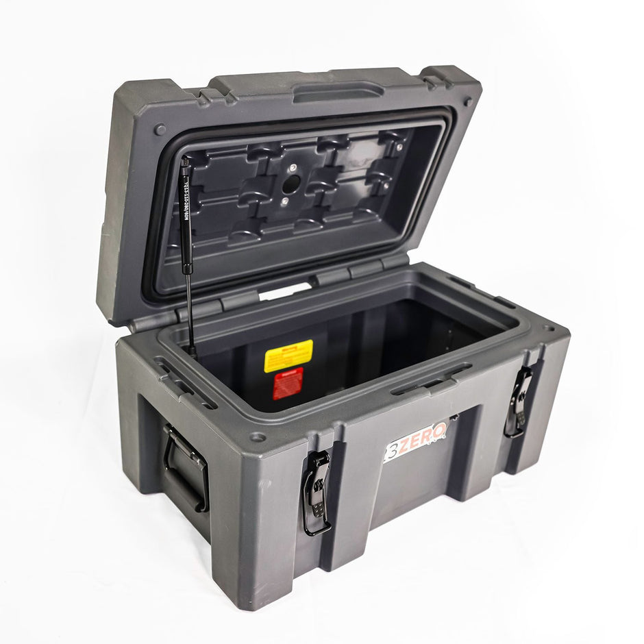 23 Zero 50L Overland Gear Box - Heavy-Duty Waterproof Storage (Gray)