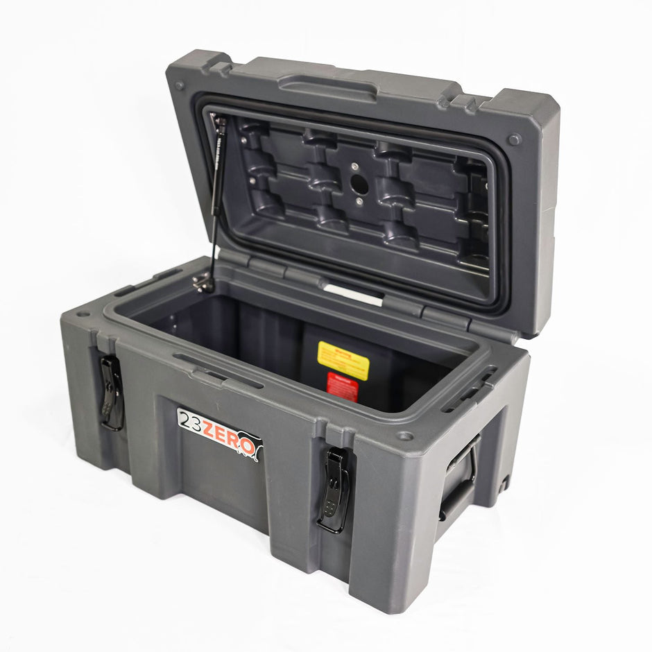 23 Zero 50L Overland Gear Box - Heavy-Duty Waterproof Storage (Gray)