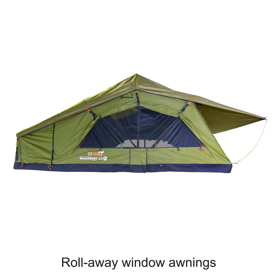 Walkabout 87 2.0 Soft Shell Roof Top Tent Bundle