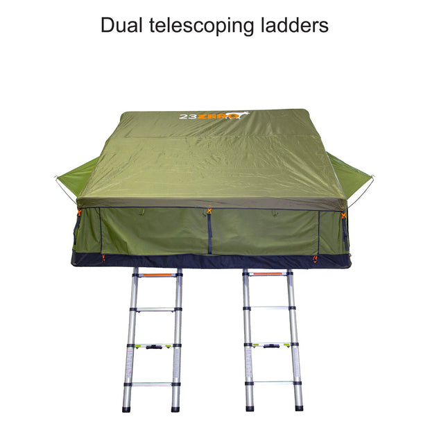 Walkabout 87 2.0 Soft Shell Roof Top Tent Bundle