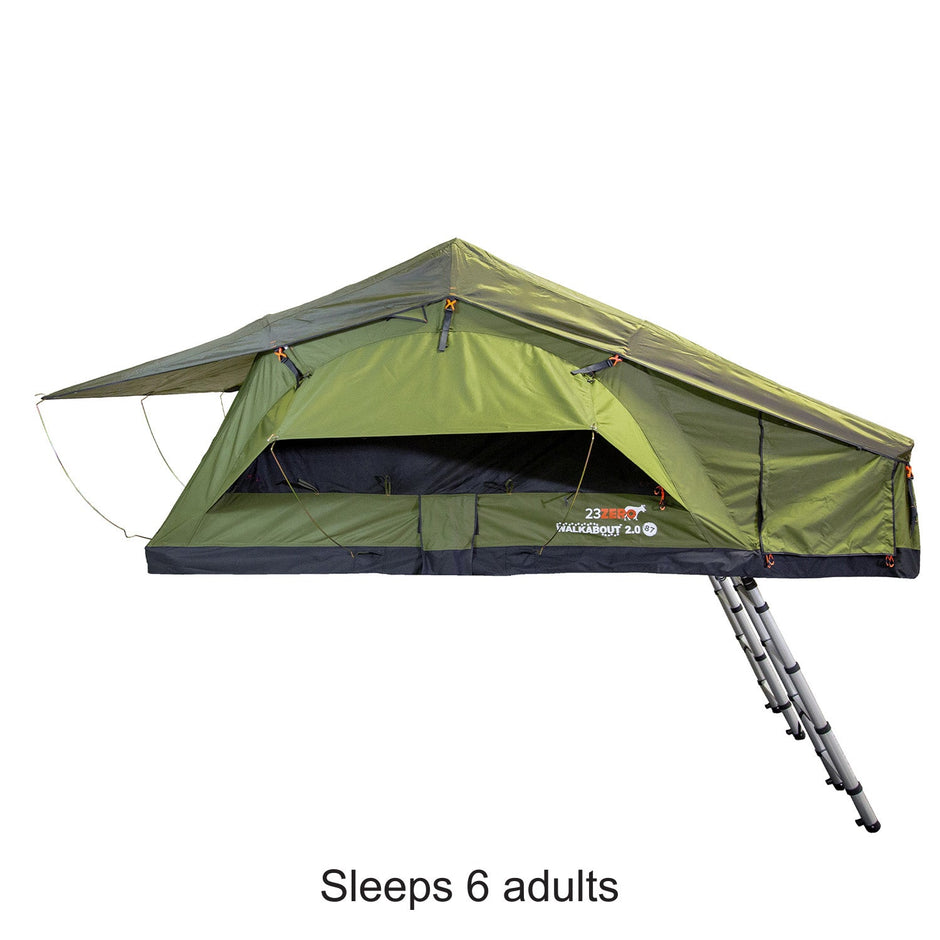 Walkabout 87 2.0 Soft Shell Roof Top Tent Bundle