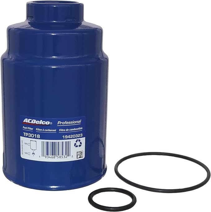GM Genuine Parts TP3018 Fuel Filter with Seals (01-16) 6.6 duramax