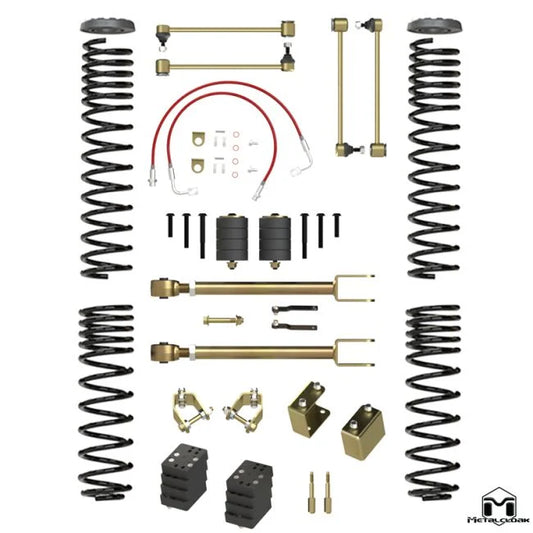 Metal Cloak Jeep JK Wrangler Lift Kit, Dual-Rate, 2.5"