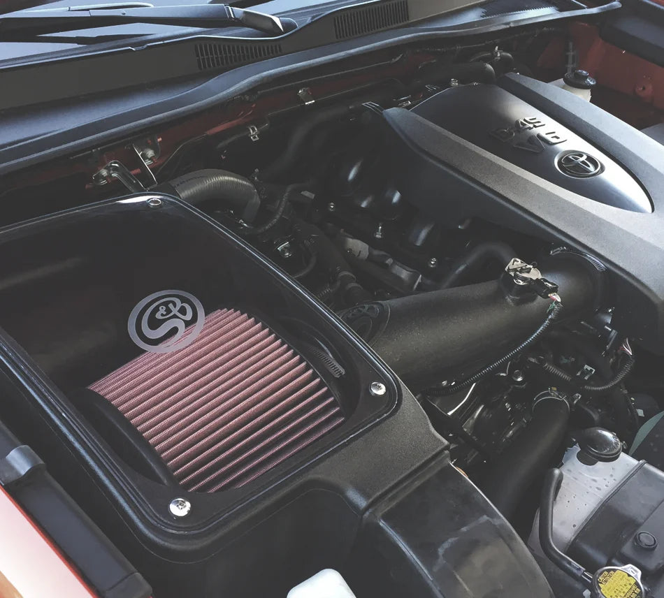 S&B COLD AIR INTAKE TOYOTA TACOMA (16-18) 3.5L OILED COTTON CLEANABLE RED