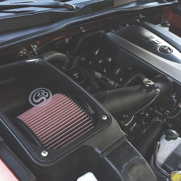 S&B COLD AIR INTAKE TOYOTA TACOMA (16-18) 3.5L OILED COTTON CLEANABLE RED