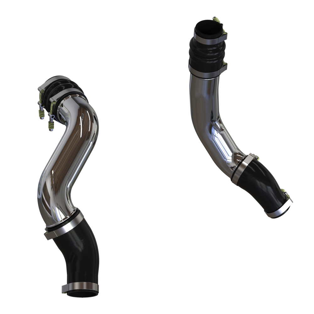 S&B Intercooler Pipe and Boot Set, 2013-2018 Ram 2500/3500 Cummins 6.7