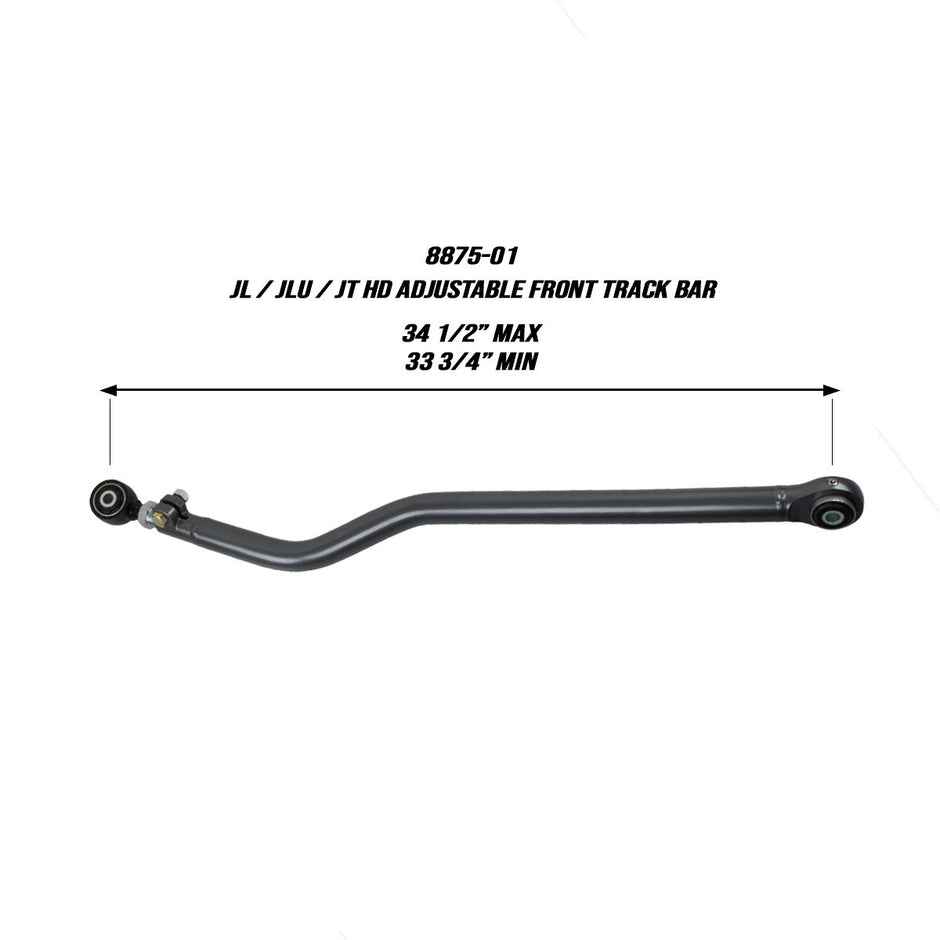 Synergy Jeep JL / JLU / JT HD Adjustable Front Track Bar 8875-01