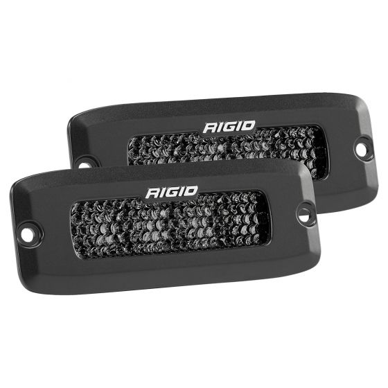 Rigid SR-Q Series Pro Spot Diffused Midnight Flush Mount (Pair) 925513BLK
