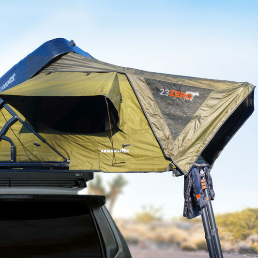 23ZERO ARMADILLO® X2 & X3 SIDE-OPEN HARD SHELL ROOFTOP TENT