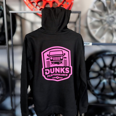 Dunks DP25 Pink Jeep Black Hoodie