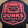 Dunks DP25 Red Jeep Black Hoodie
