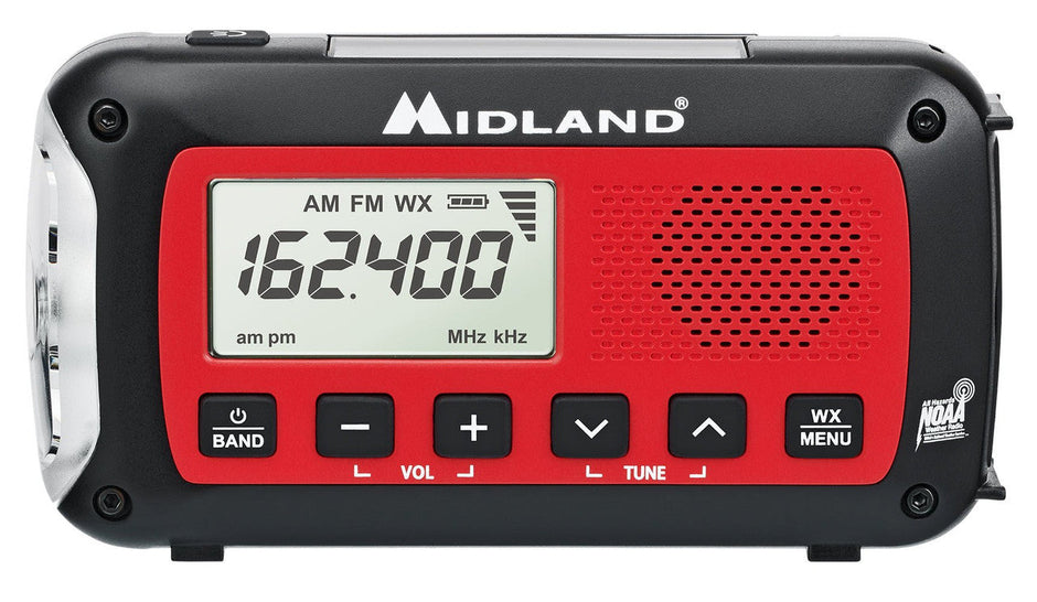 Midland Emergency Crank Weather Alert Radio NOAA