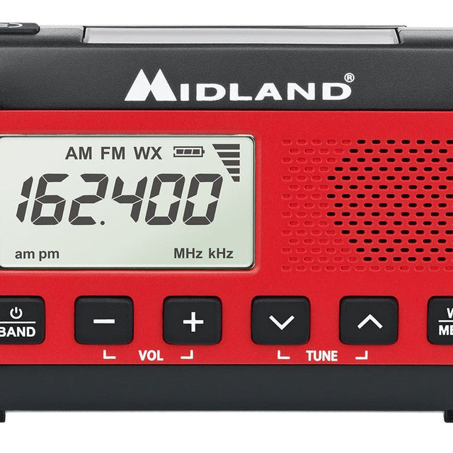Midland Emergency Crank Weather Alert Radio NOAA