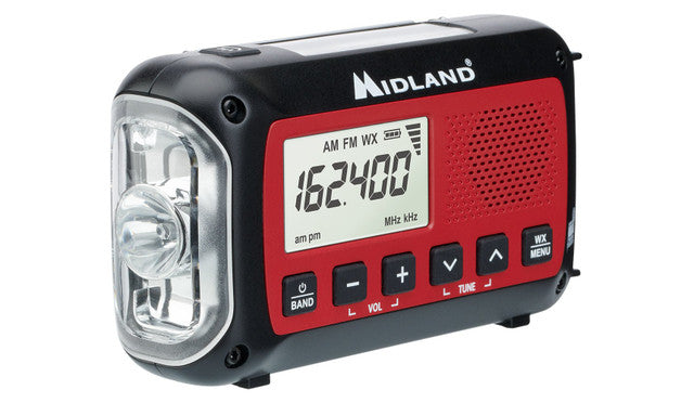 Midland Emergency Crank Weather Alert Radio NOAA