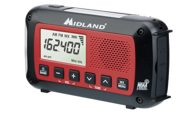 Midland Emergency Crank Weather Alert Radio NOAA