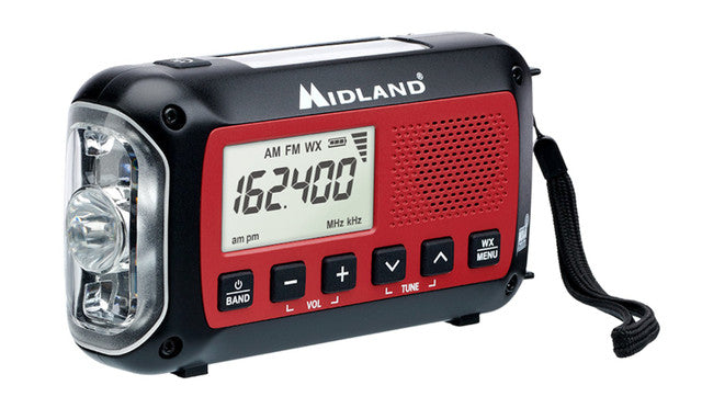 Midland Emergency Crank Weather Alert Radio NOAA
