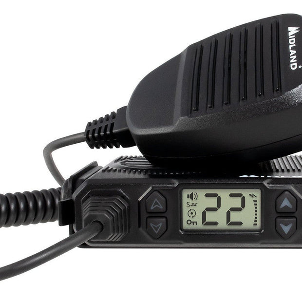 Midland Micro Mobile 5 Watt GMRS Radio with Weather and Magnetic Mount Antenna