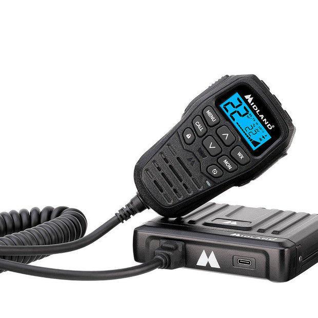 Midland Micro Mobile 15 Watt GMRS Radio with Magnetic Mount Antenna (MXT275)