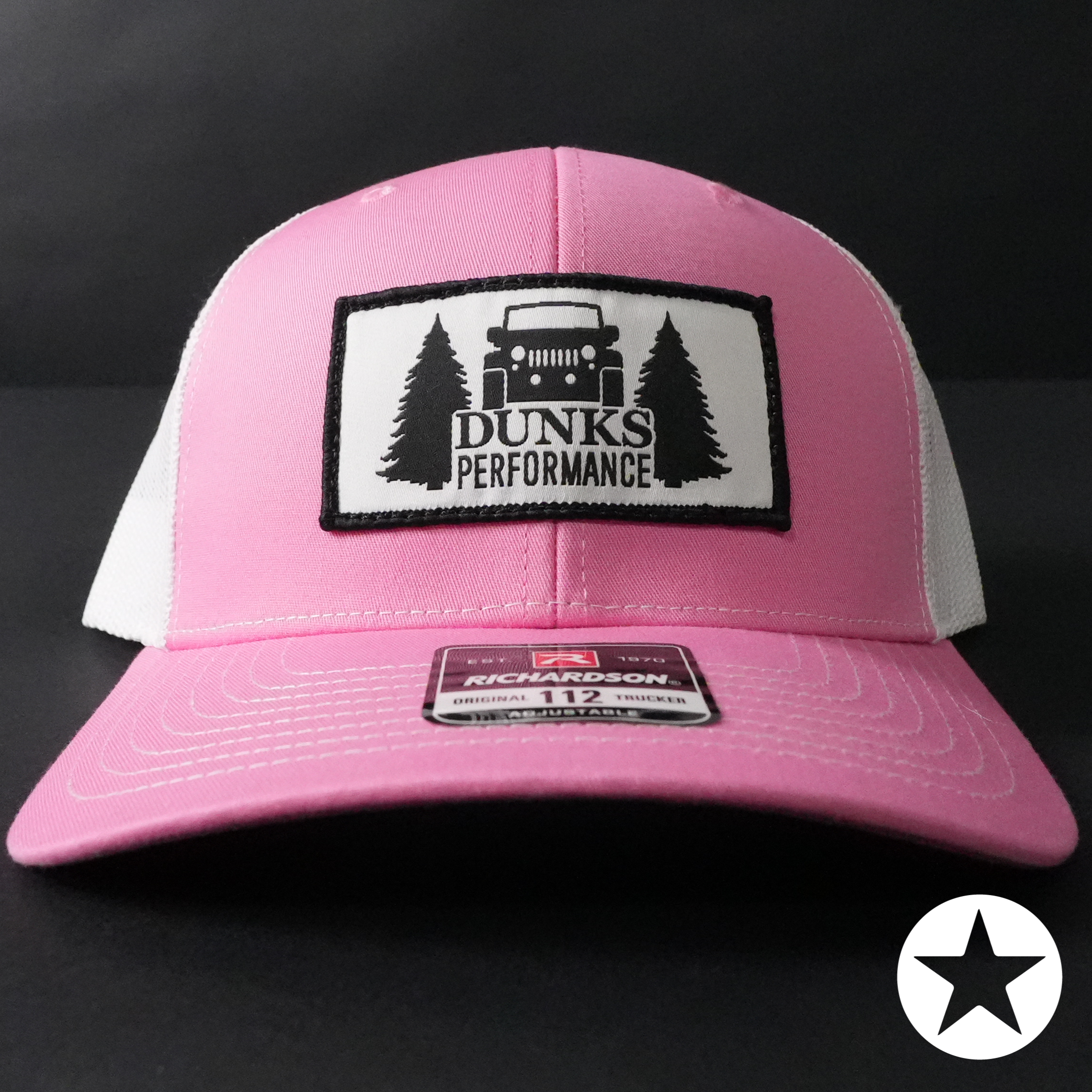 Dunks Pink/White Trucker Hat