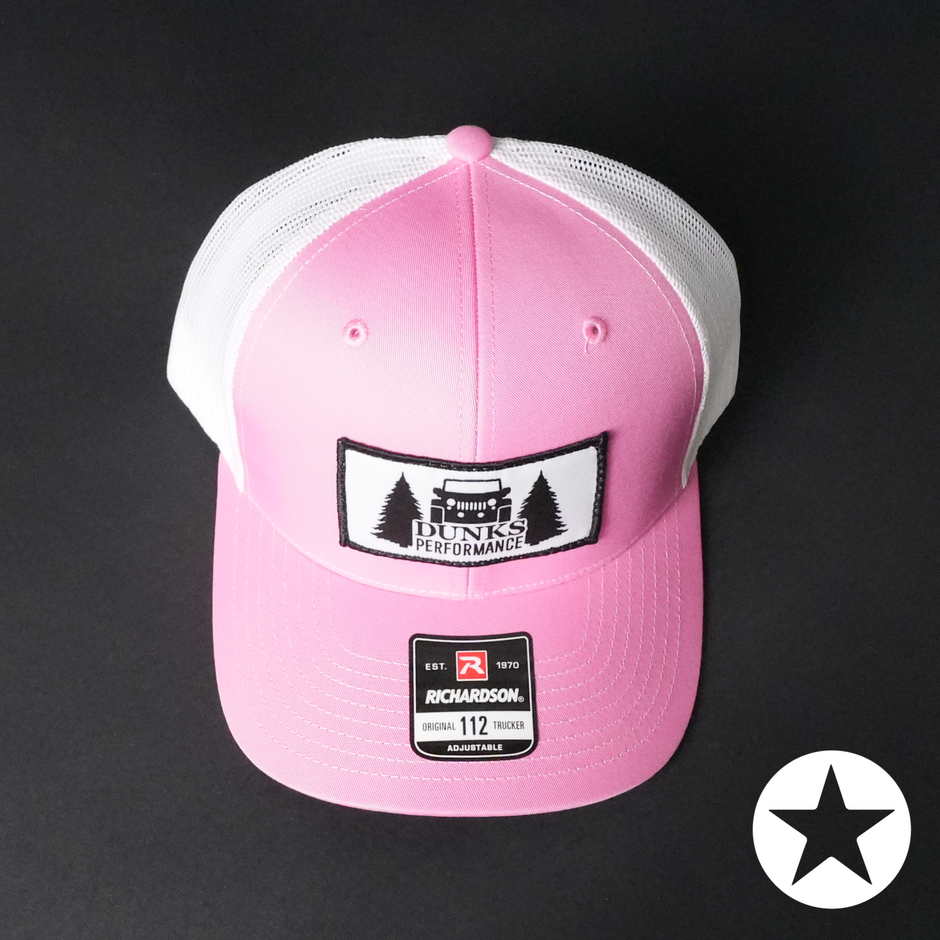 Dunks Pink/White Trucker Hat