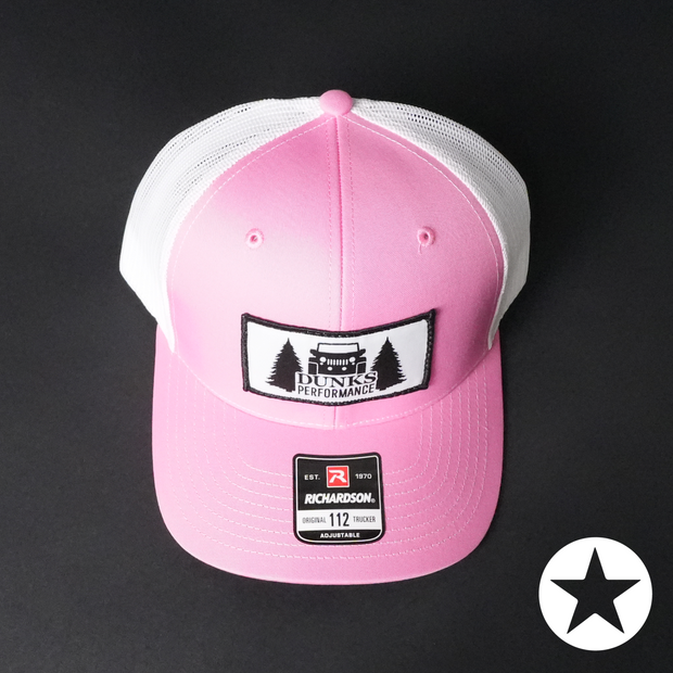 Dunks Pink/White Trucker Hat