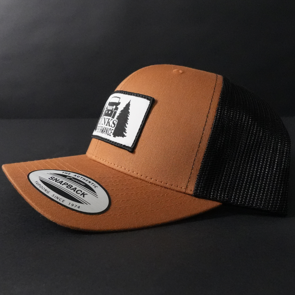 Dunks Carmel Black Trucker Hat
