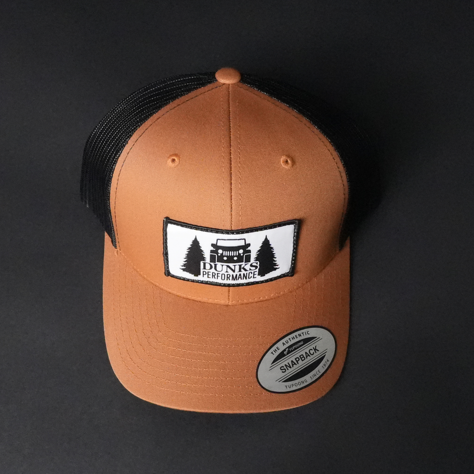 Dunks Carmel Black Trucker Hat