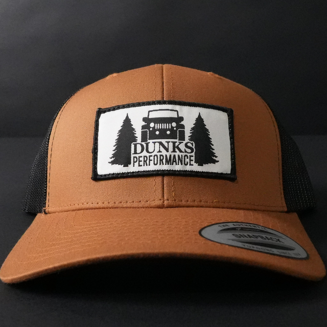 Dunks Carmel Black Trucker Hat