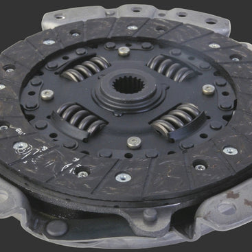 Clutch plate with springs on a white background