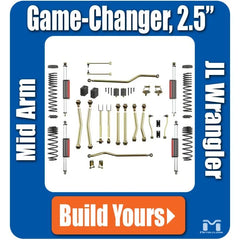 Metal Cloak Jeep JL Wrangler 2.5" Game-Changer Suspension & Lift Kit