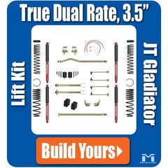Metal Cloak Jeep JT Gladiator 3.5" True Dual Rate Lift Kit