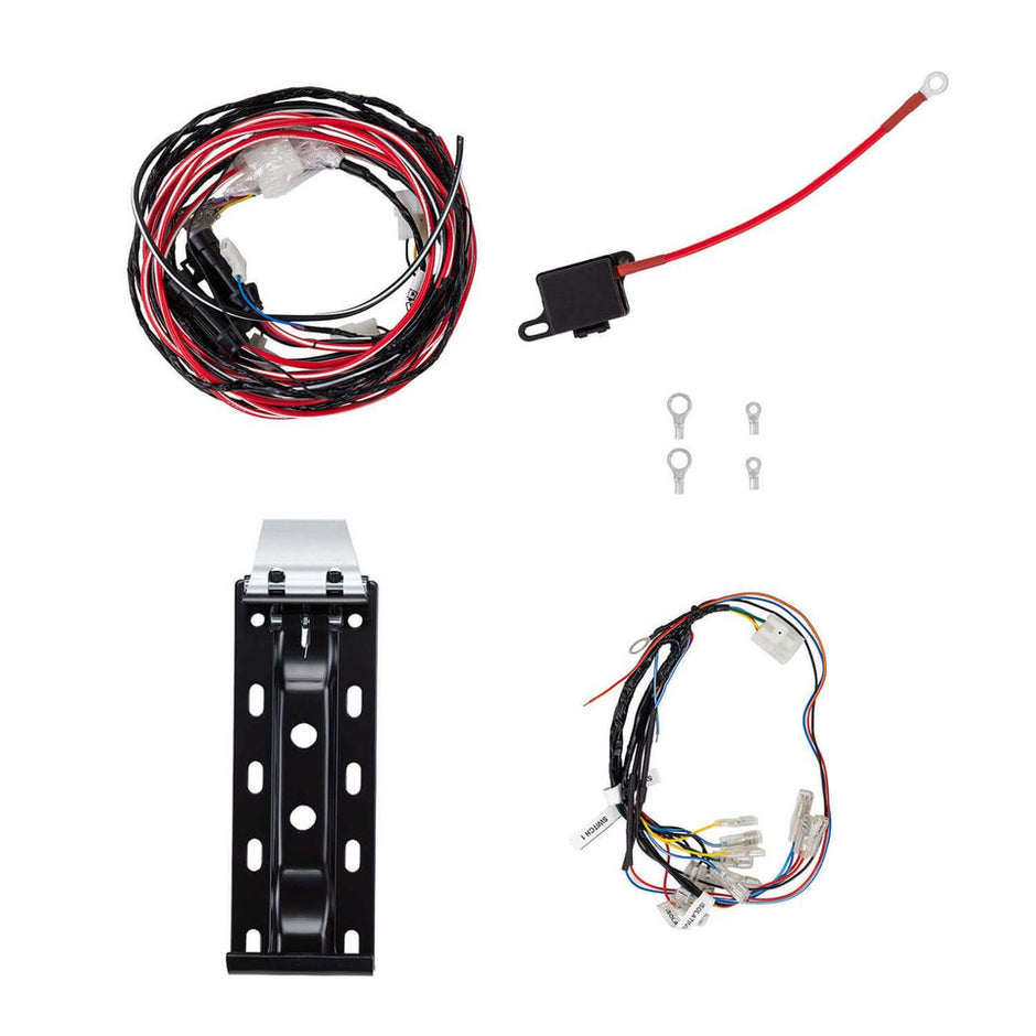 Wiring Layout: Complete 3-wire installation harness and hardware for the ARB CKBLTA12 air compressor.
