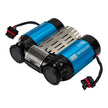 Front/Connections: Air outlet and electrical connections on the ARB CKBLTA12 brushless air compressor.