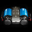 Top-down view of the ARB CKBLTA12 brushless twin motor onboard 12V air compressor.