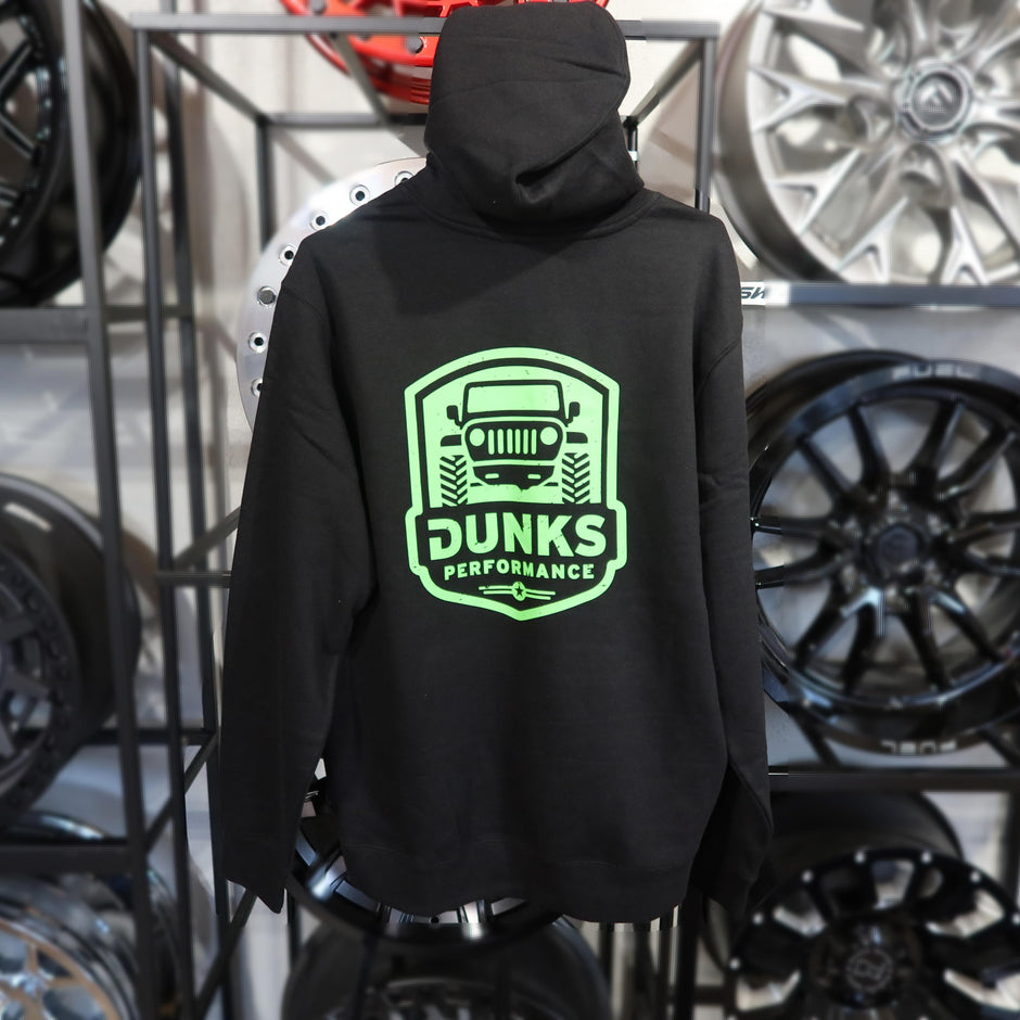 Dunks DP25 Green Jeep Black Hoodie