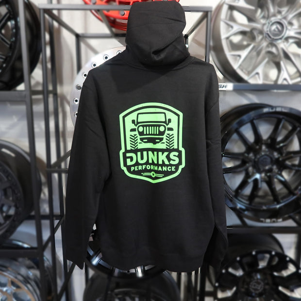 Dunks DP25 Green Jeep Black Hoodie
