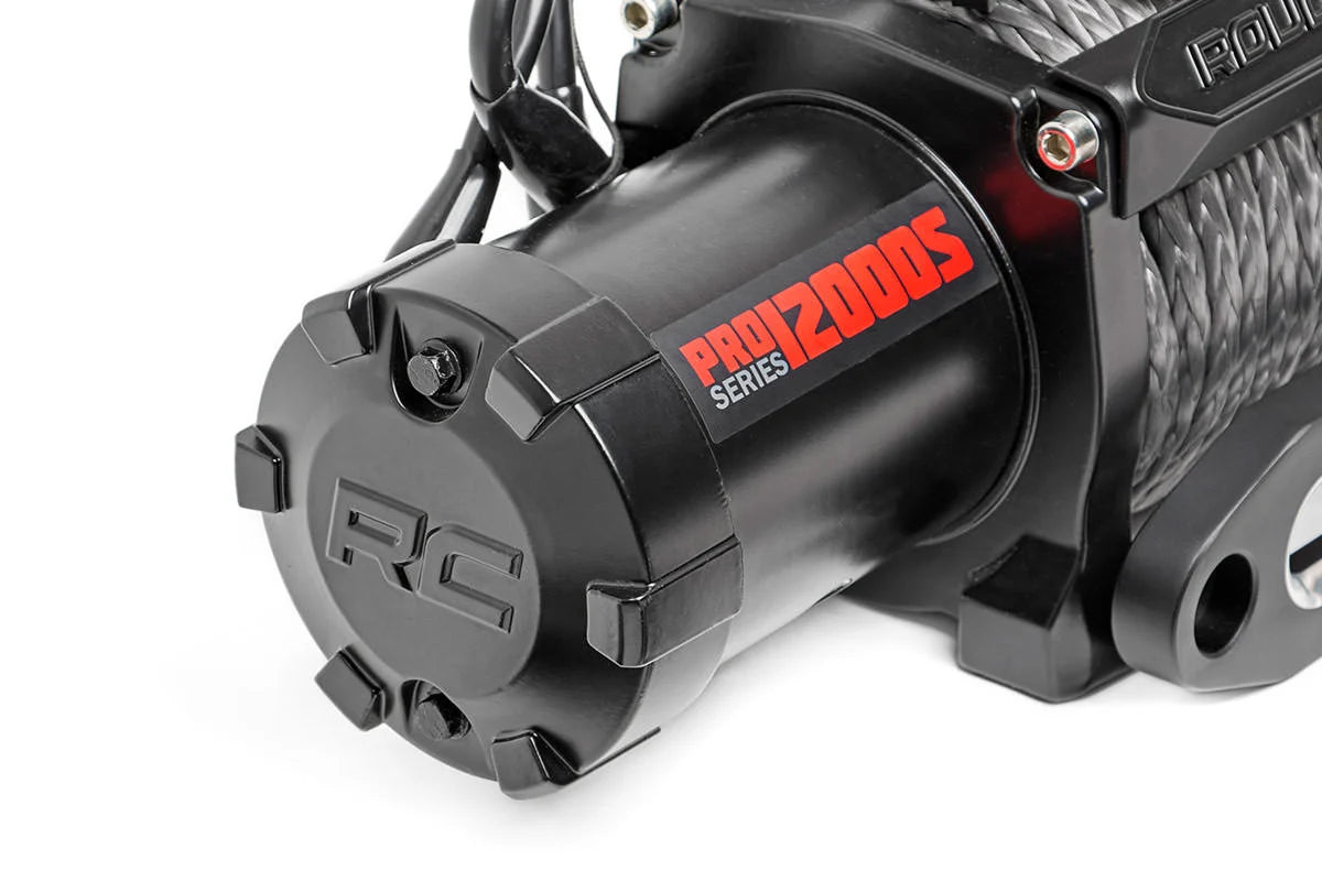 Rough Country 12000 lb Pro Series Winch with Synthetic Rope PRO12000S