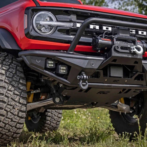 Rough Country Front Bumper Tubular | Ford Bronco (21-23) W/winch plate