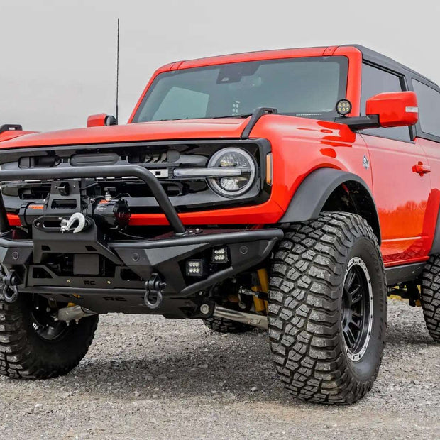 Rough Country Front Bumper Tubular | Ford Bronco (21-23) W/winch plate