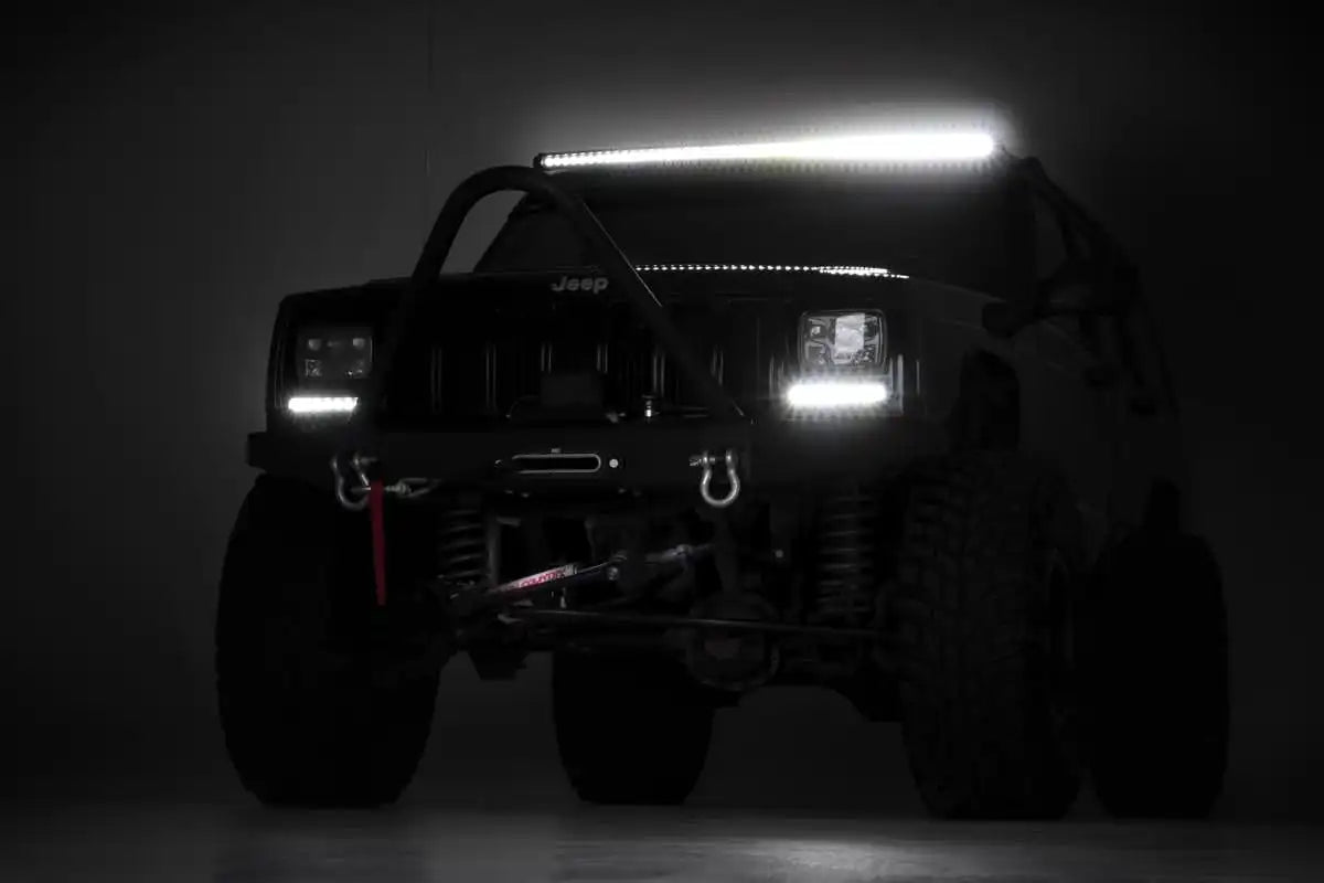 Rough Country Black Series LED 50 Inch Light| Curved Single Row