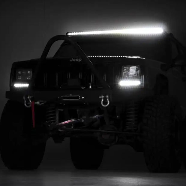 Rough Country Black Series LED 50 Inch Light| Curved Single Row