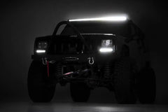 Rough Country Black Series LED 50 Inch Light| Curved Single Row