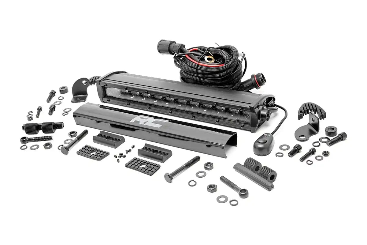 Rough Country Black Series LED Light Bar 12 Inch | Single Row