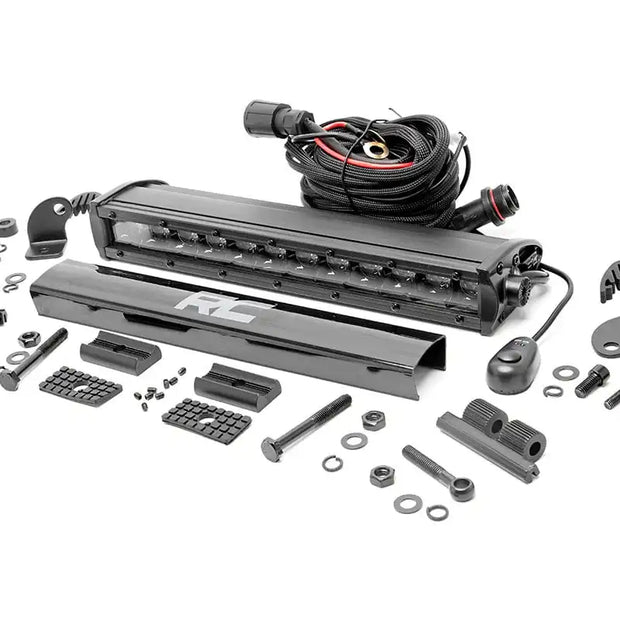 Rough Country Black Series LED Light Bar 12 Inch | Single Row