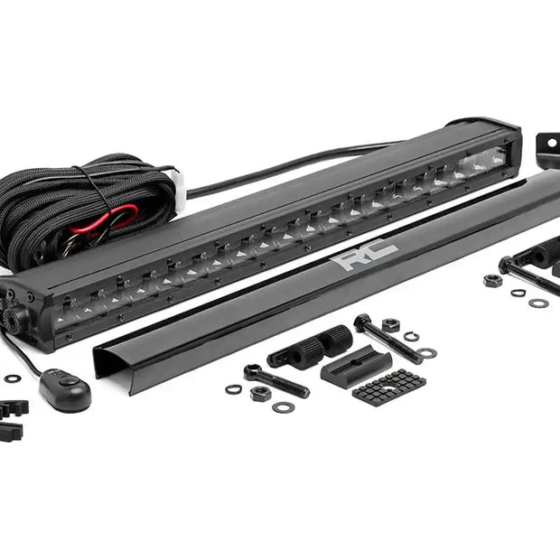 Rough Country Black Series LED Light Bar 20 Inch | Single Row
