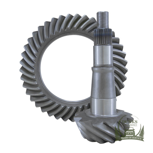 Yukon Gear High performance Yukon Ring & Pinion gear set for GM 9.5" in a 4.56 ratio