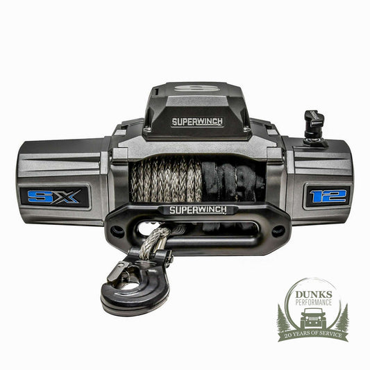 Superwinch SX12SR 12V DC 12,000lb Synthetic Rope Winch