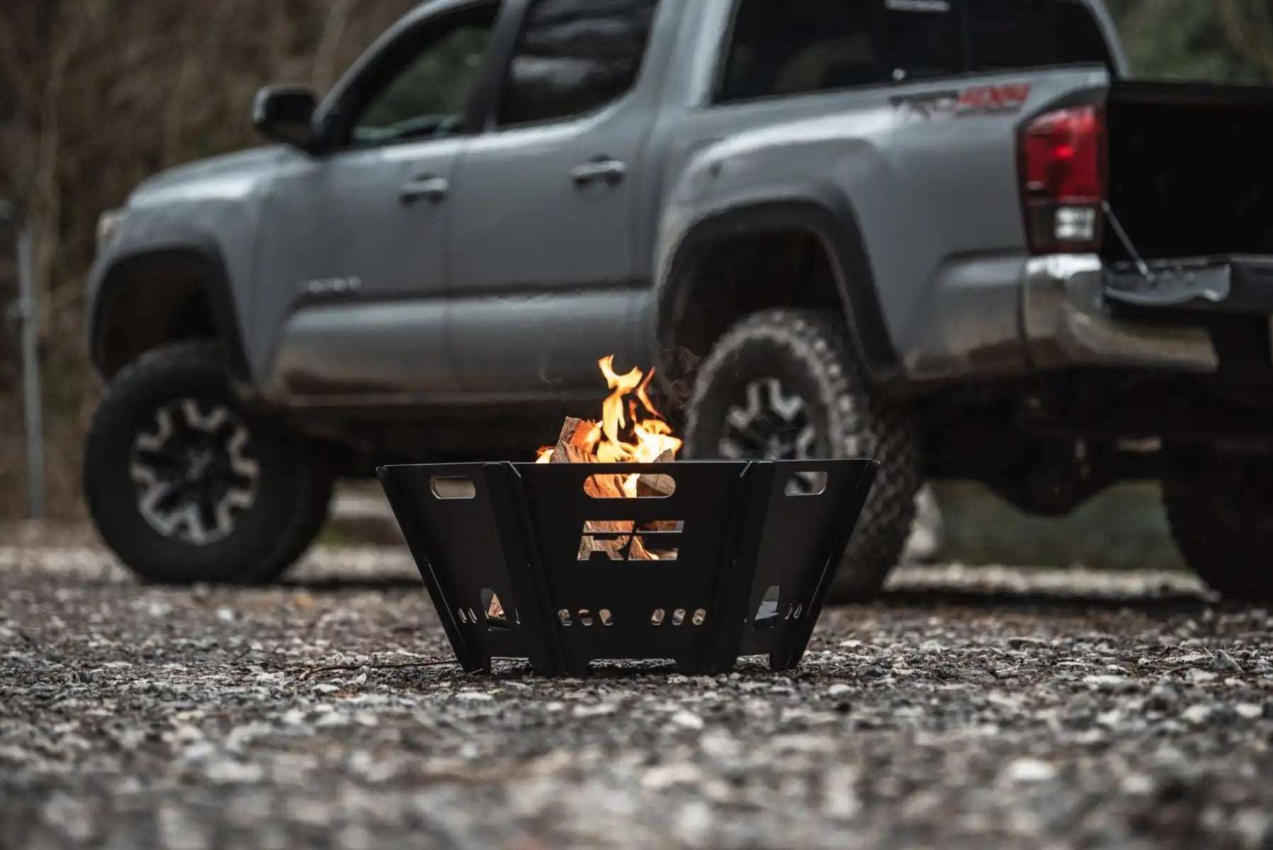 Rough Country Overland Collapsible Fire Pit w/Carry Bag