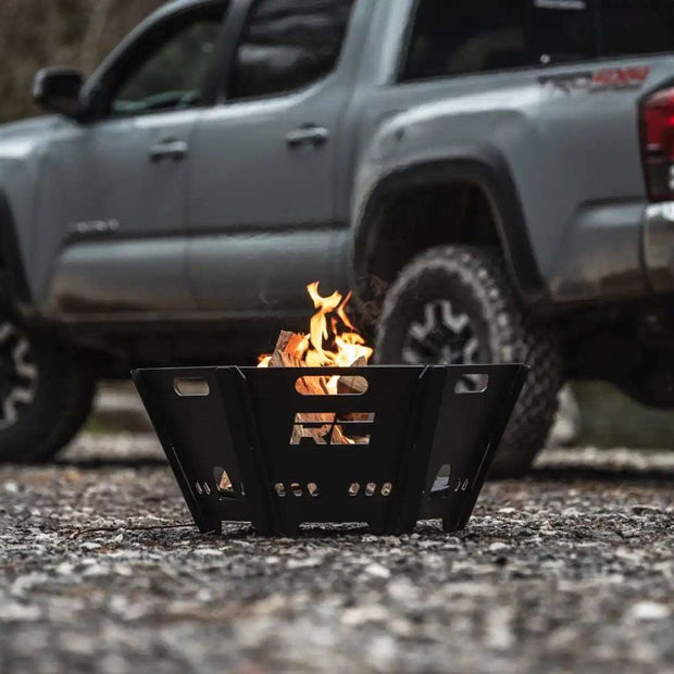 Rough Country Overland Collapsible Fire Pit w/Carry Bag